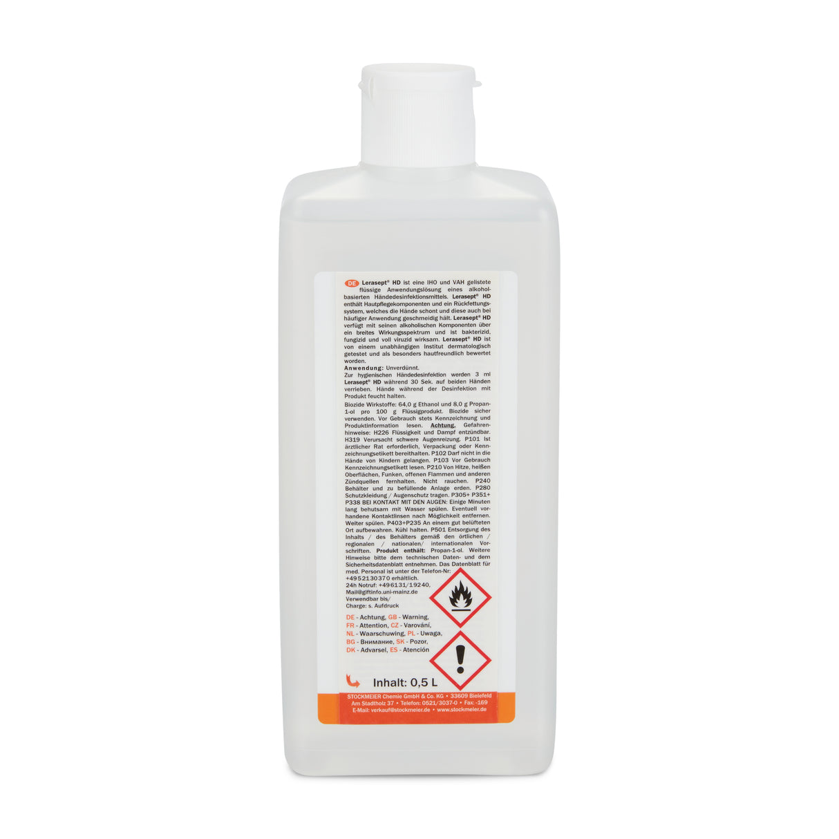 CWS MediLine hand disinfectant Lerasept HD 20-pack, 500 ml