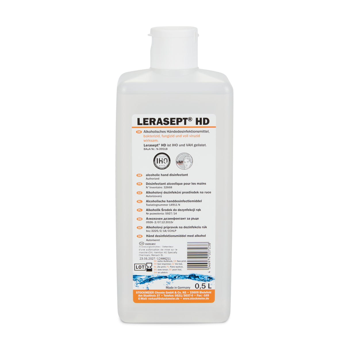 CWS MediLine hand disinfectant Lerasept HD 20-pack, 500 ml