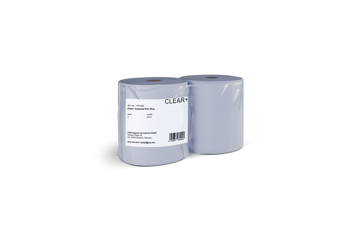 Clear+ Industrial Roll Blue