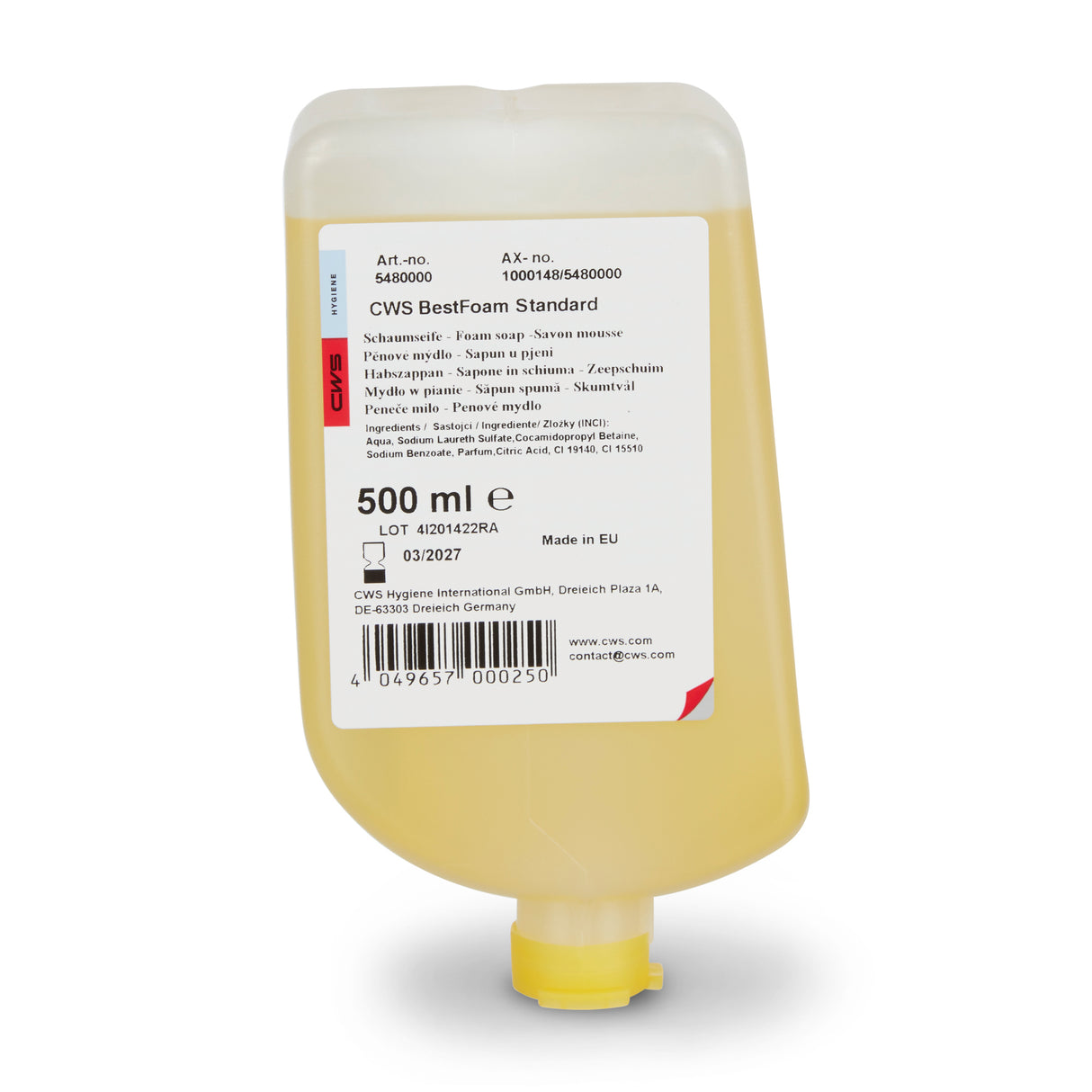 CWS ParadiseLine soap foam Best Foam Standard 12-pack, 500 ml.