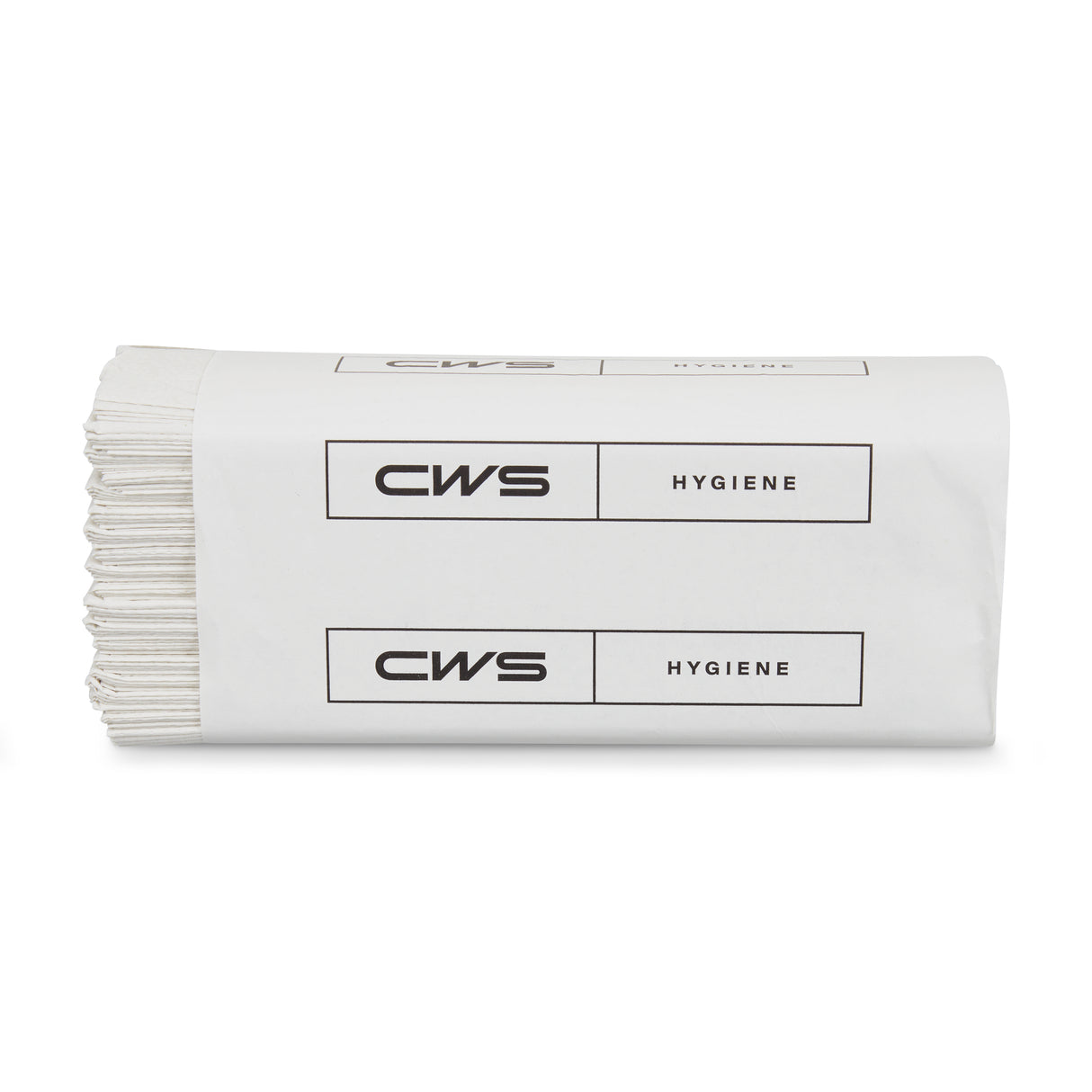 CWS PureLine folding paper terry cloth extra, C-fold, 2-ply, 20 packs of 144 sheets each, white, recycled