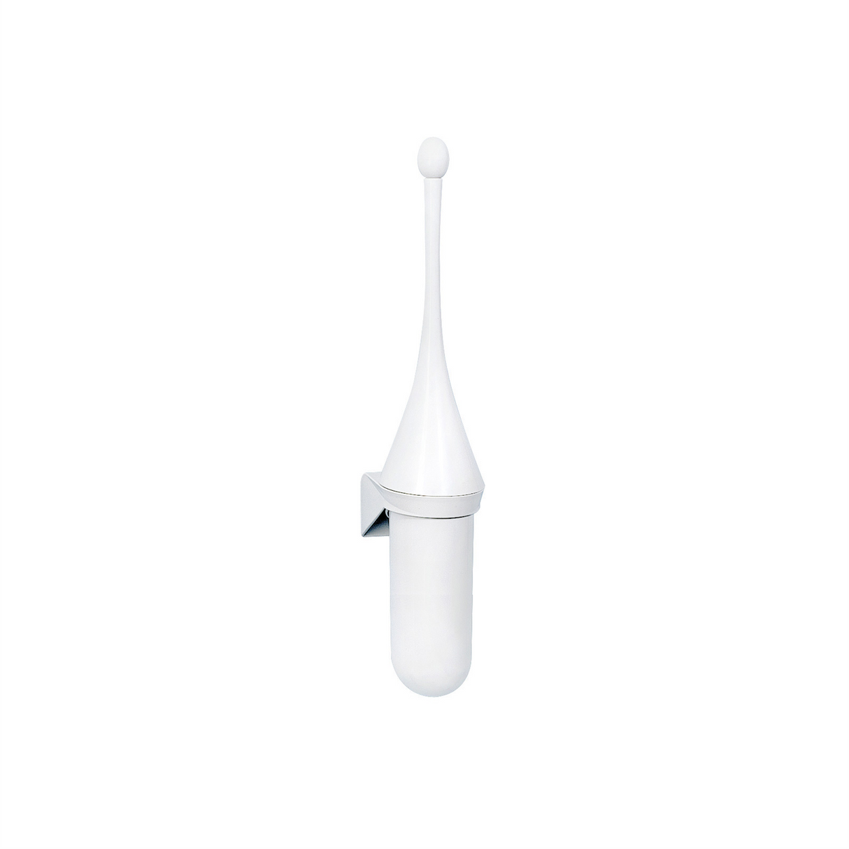 Clear+ WC brush wall mounting white